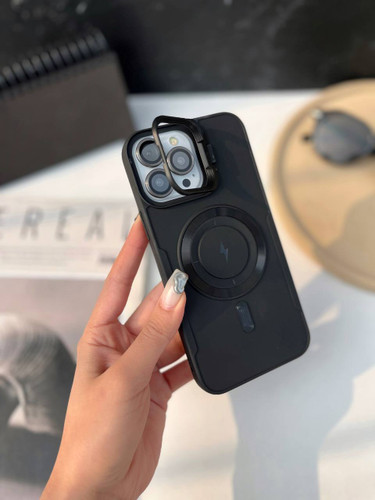 قاب کیس پرو نیو ,مگ سیف،درب لنز استندشو،دارای گلس لنز،