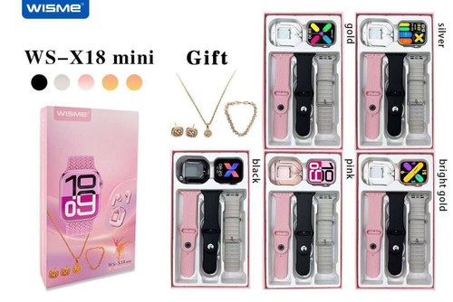 ساعت هوشمند wisme-ws x18mini،سه بند، ایرپاد