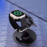 شارژر وایرلس فلزی 3in1,قابلیت شارژ سریع،iphone,appel watch,aripods