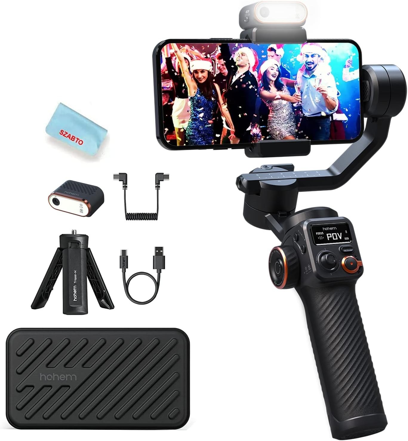 گیمبال هوشمند HOHEM مدل M6 HOHEM Smart Gimbal Model M6