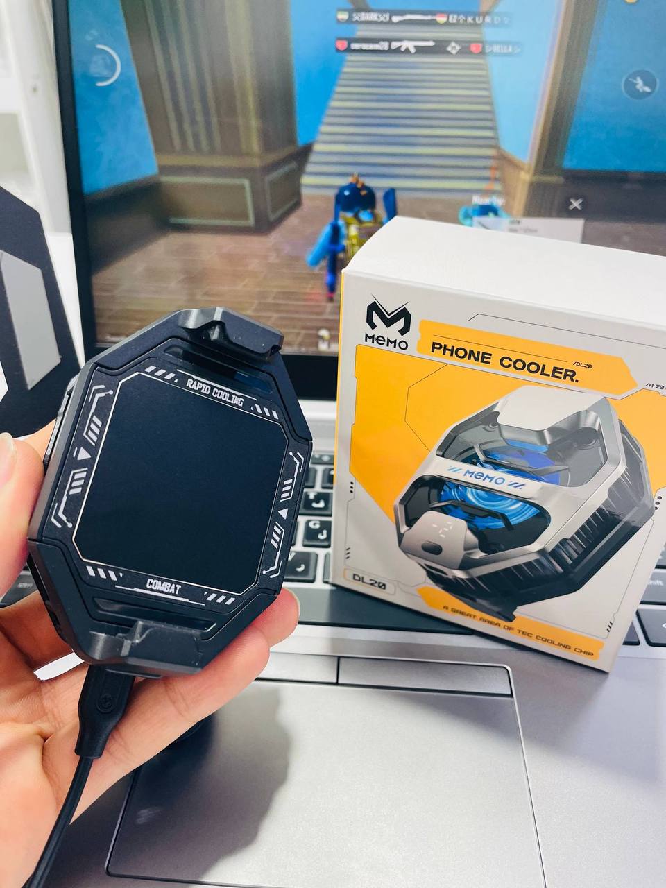 پ🔴فن خنک کننده memo 🔹DL20 🔸کیفیت فوق العاده  🔹صفحه نمایش دار