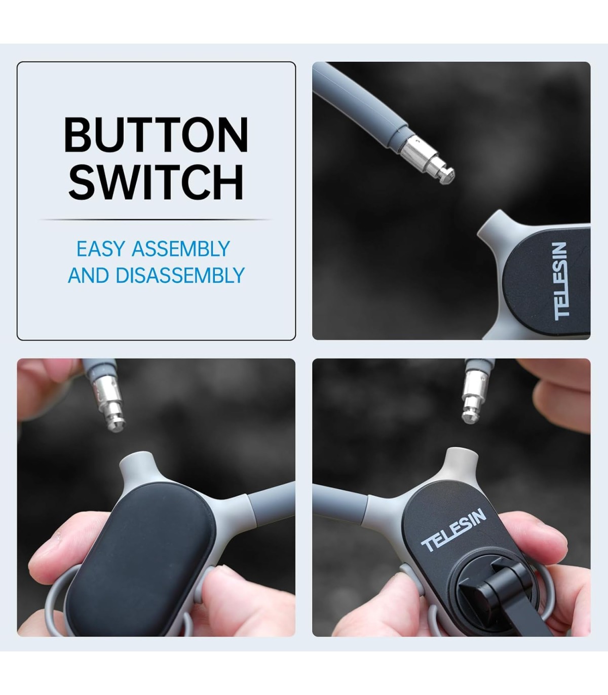 هولدر گردنی موبایل تلسین مدل TELESIN° Max Magnetic Mount - MNM-002