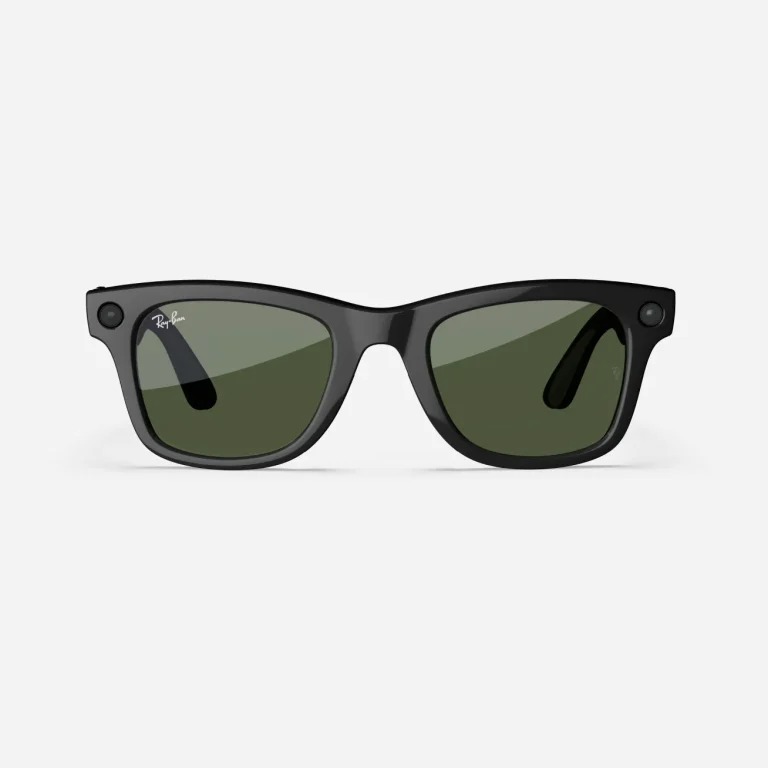 عینک هوشمند ری بن متا RAY-BAN | META Wayfarer Shiny Black-Green Size 53