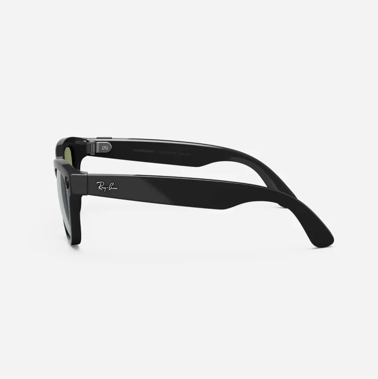عینک هوشمند ری بن متا RAY-BAN | META Wayfarer Shiny Black-Green Size 53