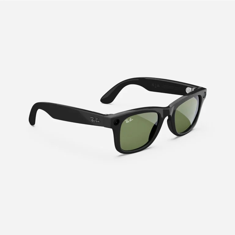 عینک هوشمند ری بن متا RAY-BAN | META Wayfarer Shiny Black-Green Size 53