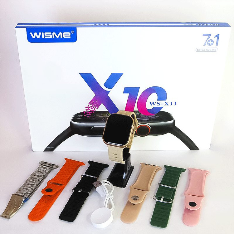ساعت هوشمند WISME مدل WS-X11 رنگ گلد