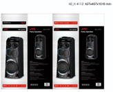 اسپیکر پارتی JVC مدل HZ-H4112 | قدرت 1600 وات | همراه با میکروفون بیسیم