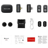 میکروفون یقه ای بی سیم Hollyland Lark A1 Combo 2 Person Wireless Microphone