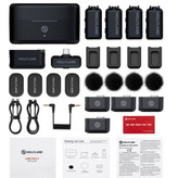 میکروفون یقه ای بی سیم Hollyland LARK MAX 2 Combo 4-Person Wireless Microphone