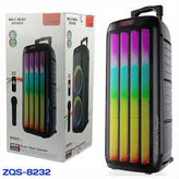 اسپیکر چمدانی ZQS-8232 بلوتوثی، رقص نور و میکروفون بیسیم
