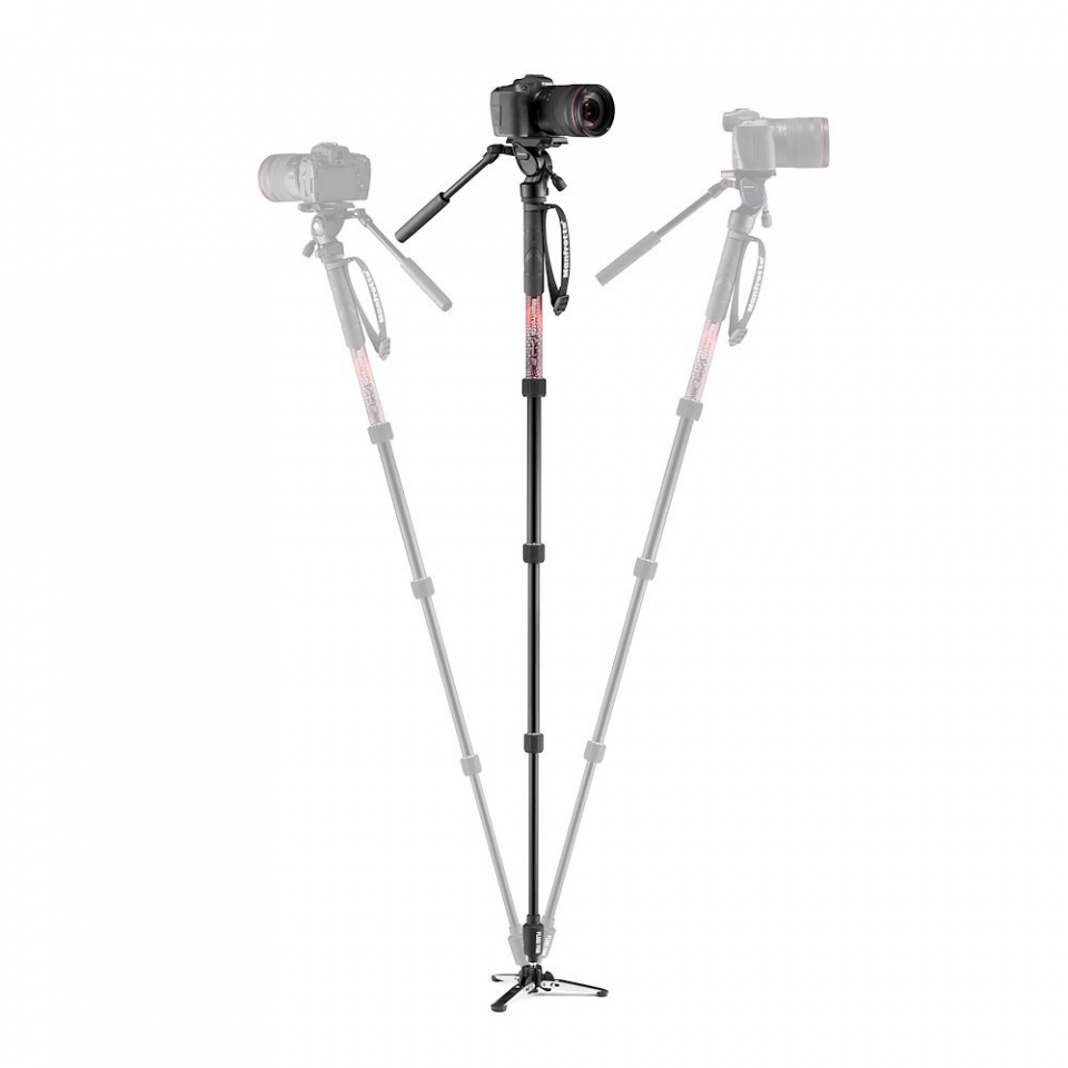 تک پایه آلومینیومی منفروتو Manfrotto Element MII Video Kit Aluminium Fluid Monopod