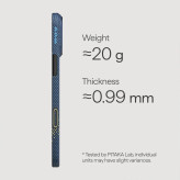 قاب آیفون 17 پرو مکس PITAKA Ultra Slim Moment · MILKY WAY GALAXY (PitaTap)
