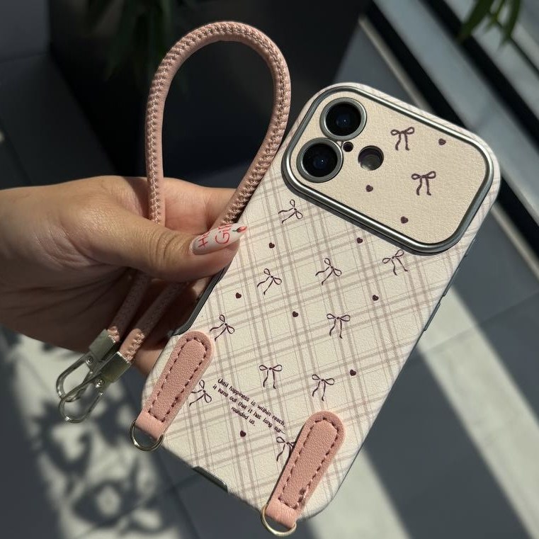 قاب pink ribbon بند دار