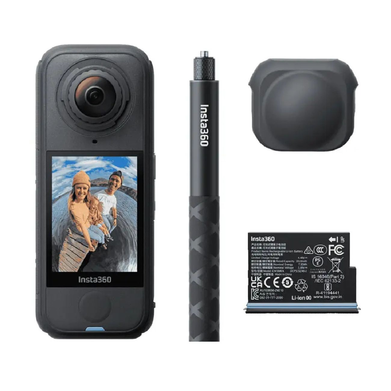 دوربین ورزشی اینستا360 Insta360 X4 Air 360 Action Cam Starter Bundle black