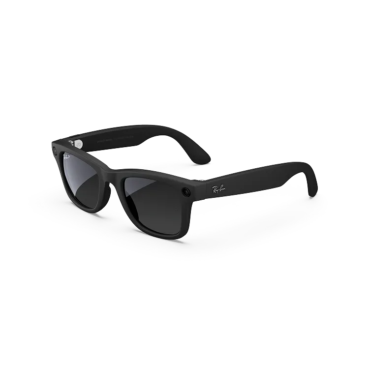 عینک هوشمند ری‌بن متا ویفرر نسل ۲ | Ray-Ban Meta Wayfarer Gen 2 Matte Black Clear to Grey Transitions®