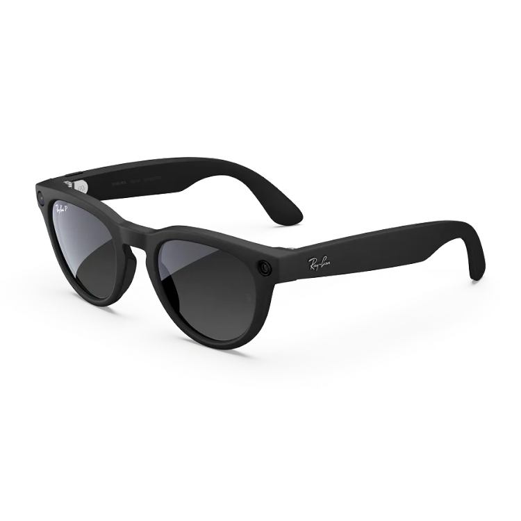 عینک هوشمند ری بن متا مدل هدلاینر | headliner frame matte black lens gradient Graphite