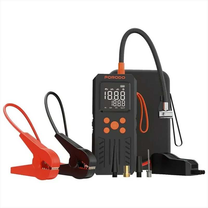 جامپ استارتر و کمپرسور پرودو مدل 4in1 MULTI TOOL PD15KJSPBK با ضمانت 6ماه تعویض