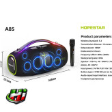 اسپیکر بلوتوثی قابل حمل هوپ استار A85؛ توان 400 وات | باتری 30000mAh