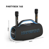 اسپیکر بلوتوثی هوپ استار مدل Partybox 168؛ 400 وات، باتری 27000mAh و ضدآب