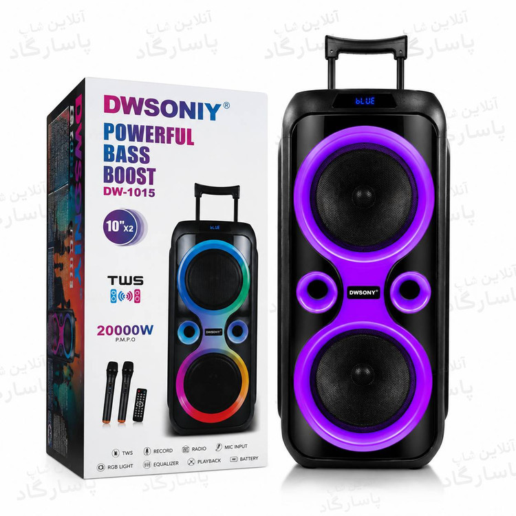 اسپیکر بلوتوثی قابل حمل DWSONIY مدل DW-1015