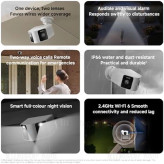دوربین نظارتی هوشمند شیائومی Xiaomi CW100 Dual Outdoor Camera MJSXJ26CM