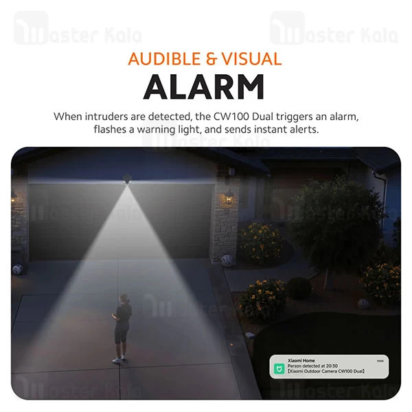 دوربین نظارتی هوشمند شیائومی Xiaomi CW100 Dual Outdoor Camera MJSXJ26CM