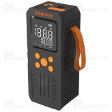 پاوربانک 15200 و کمپرسور باد و جامپ استارتر خودرو پرودو Porodo 4-In-1 Multi-Tool PD15KJSPBK