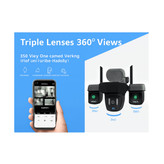 دوربین مداربسته مینی اسپیددام سهلنز اوکم OKAM PRO L1 Three-Lens Mini Speed Dome