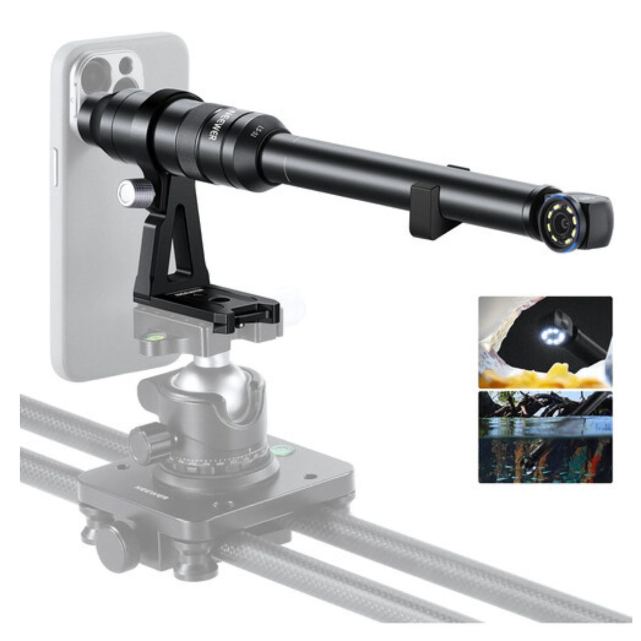 لنز ماکرو پروب نیور NEEWER LS-51 18mm 2x Macro Probe Lens