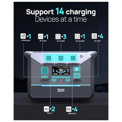 پاور استیشن DaranEner مدل NEO1500 Pro وزن ۱۸.۷ کیلوگرم