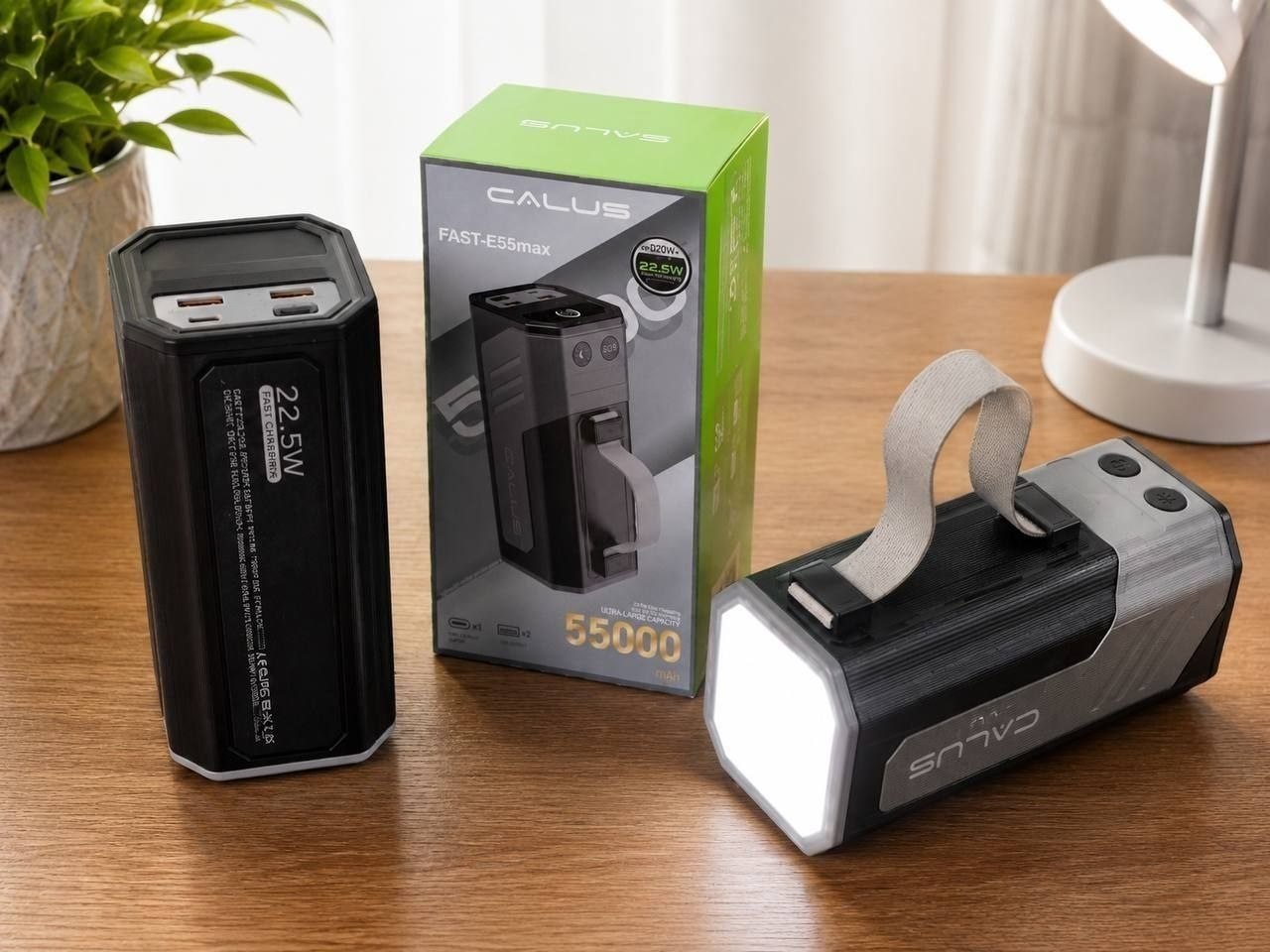 پاوربانک اورجینال CALUS FAST E55MAX  55000