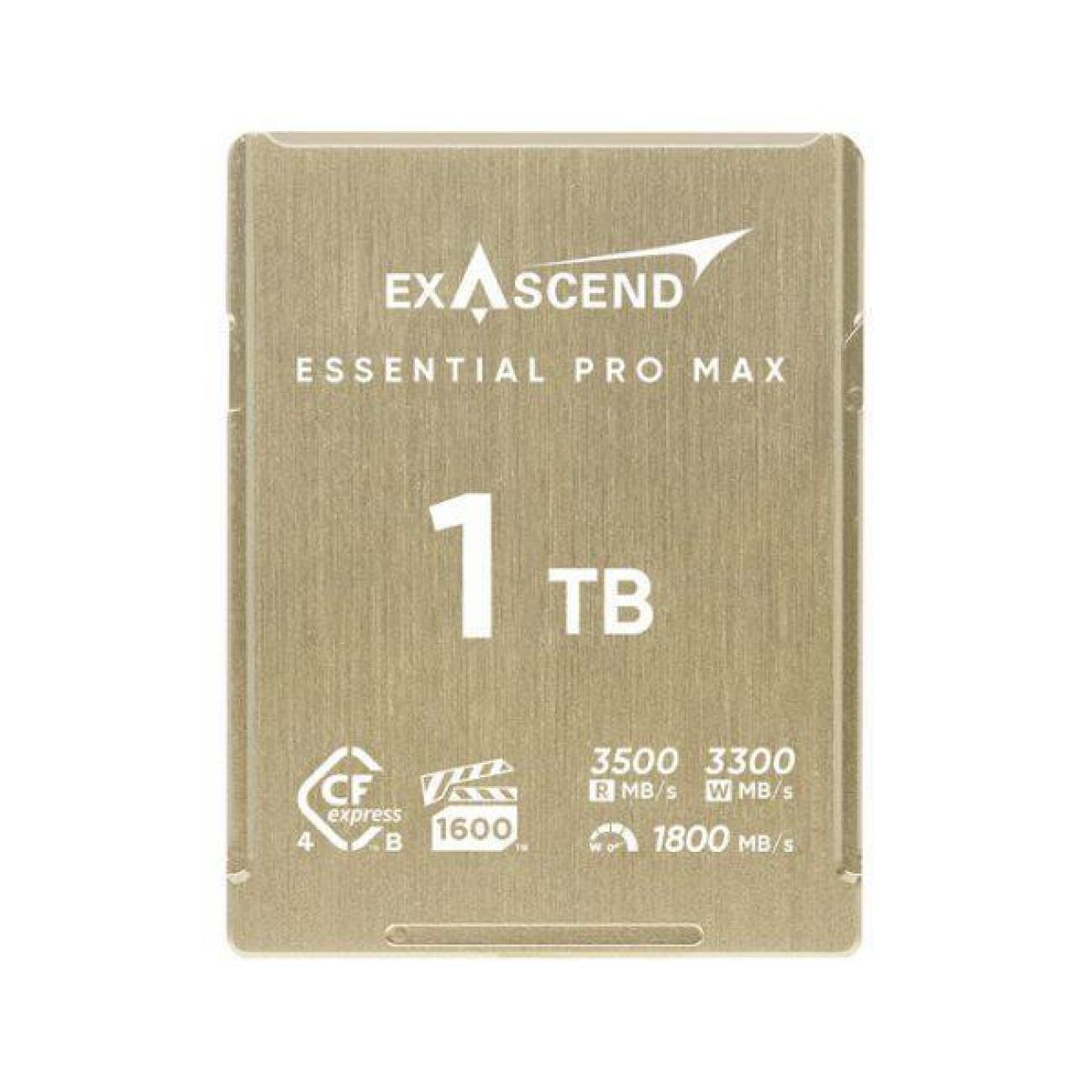 کارت حافظه اکساسند Exascend Essential Pro Max CFexpress 4.0 Type B 1TB 3/500MB/S Memory Card