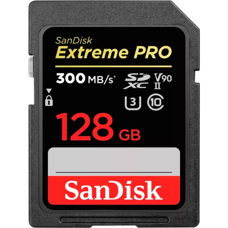 کارت حافظه سنديسک سرعت 300 SanDisk Extreme PRO 128 GB SDXC Memory Card