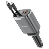 شارژر فندکی پورودو Porodo 111W Car Charger Lightning USB_C