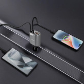 شارژر فندکی پورودو Porodo 111W Car Charger Lightning USB_C