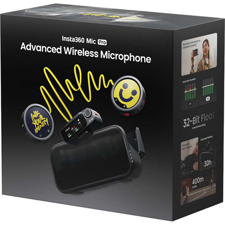 میکروفون بیسیم Insta360 Mic Pro 2-Person Wireless Microphone System
