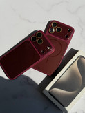 قاب PVD Burgundy با مگ سیف (تبدیل آیفون ها به سری 18)