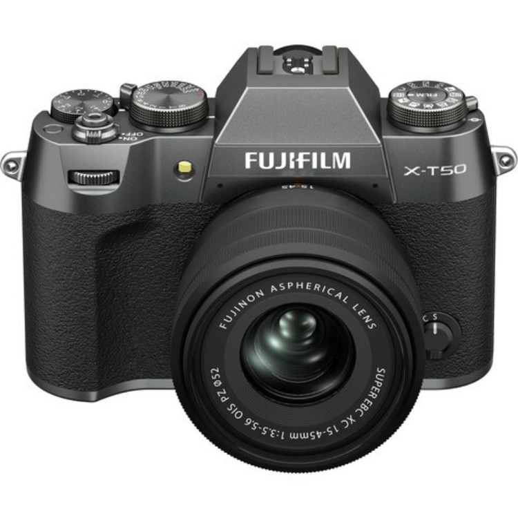 دوربین عکاسی فوجی FUJIFILM X-T50 Mirrorless Camera (Charcoal Silver)