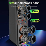 اسپیکر بلوتوثی ایستاده SING-E مدل JQS9602