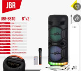 اسپیکر بلوتوثی پارتی باکس JBR-8810 همراه میکروفون | اسپیکر مهمانی قابل حمل